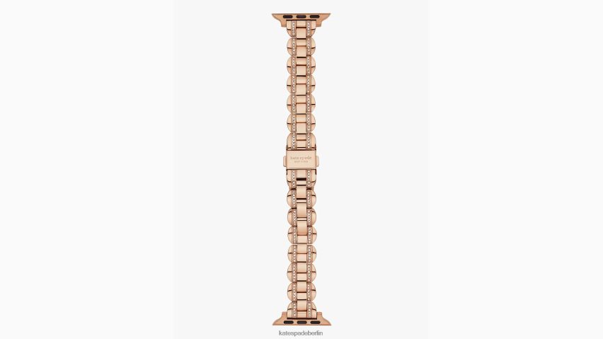 de Kate Spade Frauen 38/40-mm-Armband aus Roségold mit Pavé-Muschel für die Apple Watch Roségold NB82J21151 Zubehör