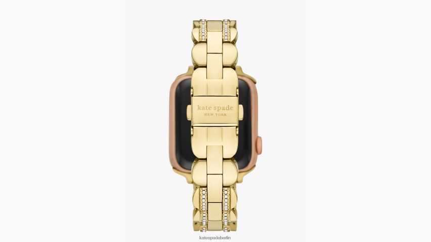 de Kate Spade Frauen 38/40-mm-Armband mit goldenem Pavé-Bogen für die Apple Watch Rampenlicht NB82J21189 Zubehör