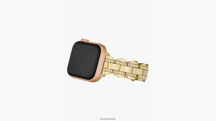 de Kate Spade Frauen 38/40-mm-Armband mit goldenem Pavé-Bogen für die Apple Watch Rampenlicht NB82J21189 Zubehör