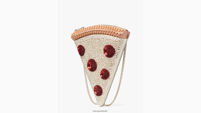 de Kate Spade Frauen 3D-Pizza-Umhängetasche in Scheiben schneiden multi NB82J2306 Zubehör
