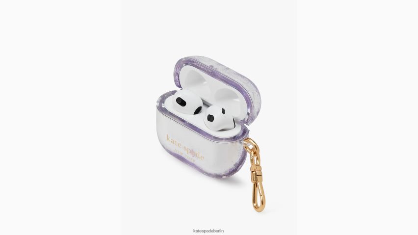de Kate Spade Frauen Airpods-Hülle mit Konfetti-Punkten Lavendelcreme multi NB82J21418 Zubehör