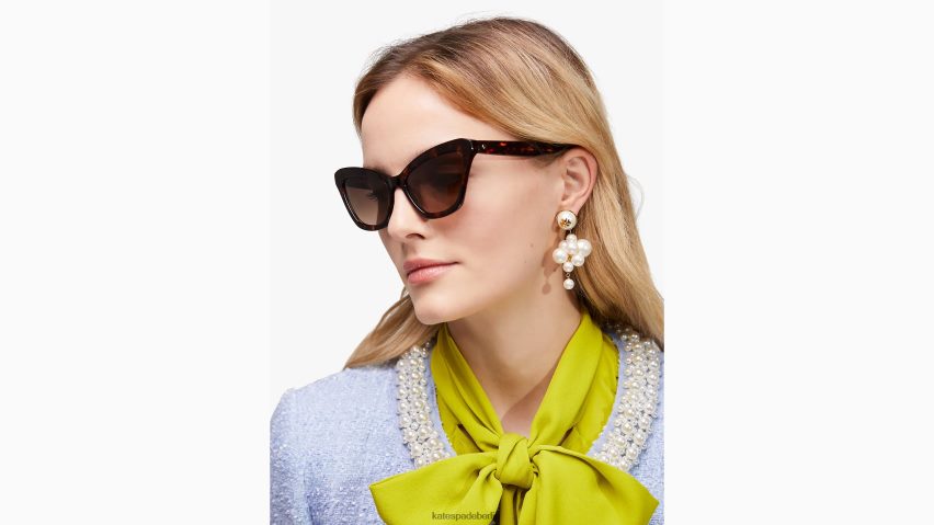 de Kate Spade Frauen Amelie Sonnenbrille Havanna NB82J21324 Zubehör