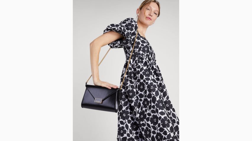 de Kate Spade Frauen Anna Clutch mit mittlerem Umschlag Schwarz NB82J2192 Zubehör