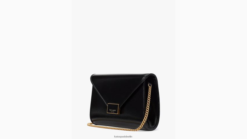de Kate Spade Frauen Anna Clutch mit mittlerem Umschlag Schwarz NB82J2192 Zubehör