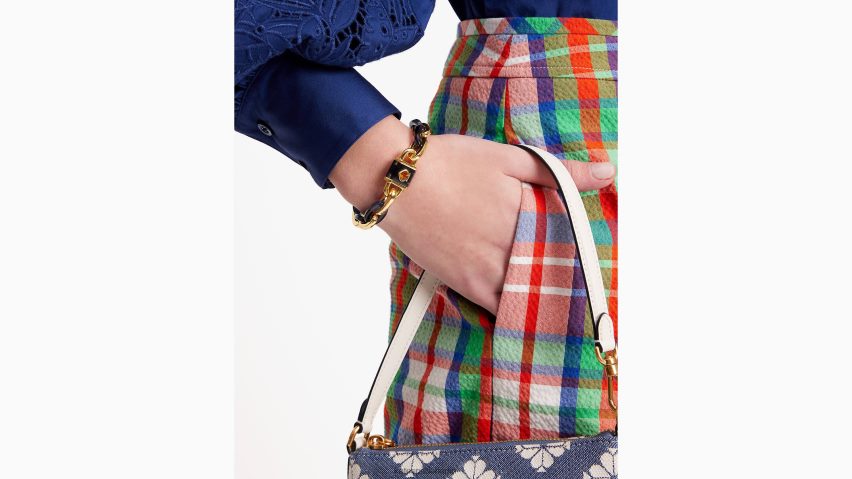 de Kate Spade Frauen Armband mit Schloss und Gliedern Marine NB82J21035 Zubehör