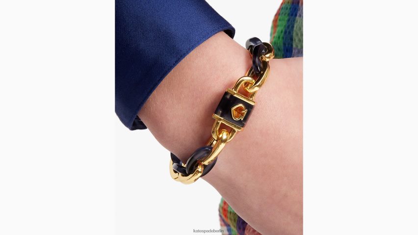 de Kate Spade Frauen Armband mit Schloss und Gliedern Marine NB82J21035 Zubehör