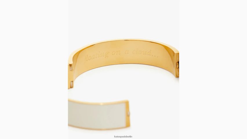 de Kate Spade Frauen Auf einer Wolke schwebender Idiom-Armreif Weiß NB82J21032 Zubehör