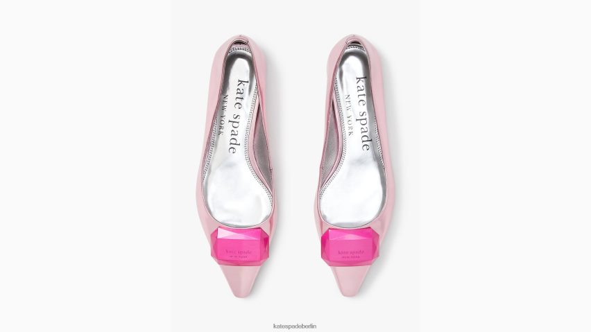 de Kate Spade Frauen Bijou-Wohnungen Medaillon rosa NB82J2629 Schuhwerk