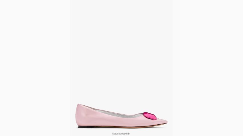 de Kate Spade Frauen Bijou-Wohnungen Medaillon rosa NB82J2629 Schuhwerk