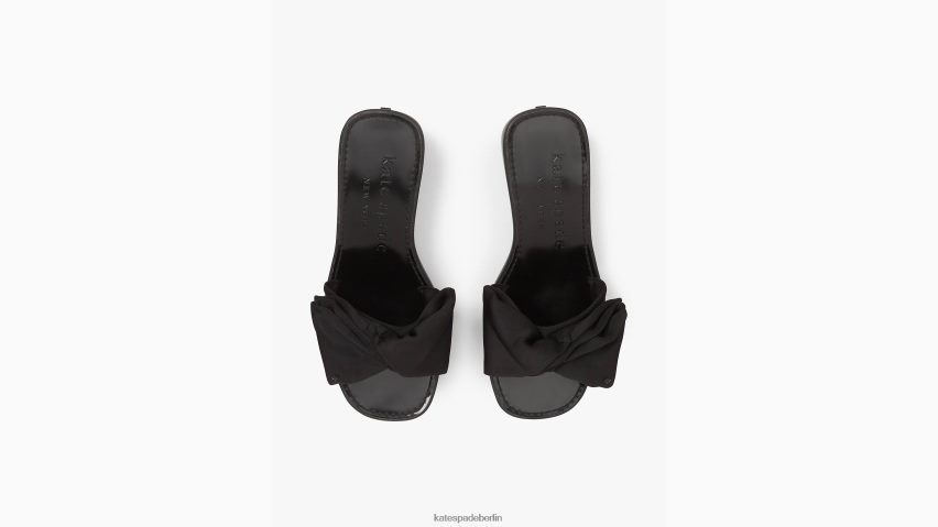 de Kate Spade Frauen Bikini-Plateaukeile Schwarz NB82J2514 Schuhwerk