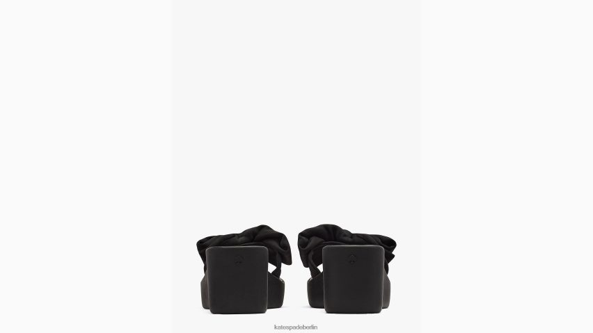 de Kate Spade Frauen Bikini-Plateaukeile Schwarz NB82J2514 Schuhwerk