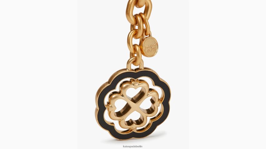 de Kate Spade Frauen Blumen-Schlüsselanhänger Gold NB82J21291 Zubehör