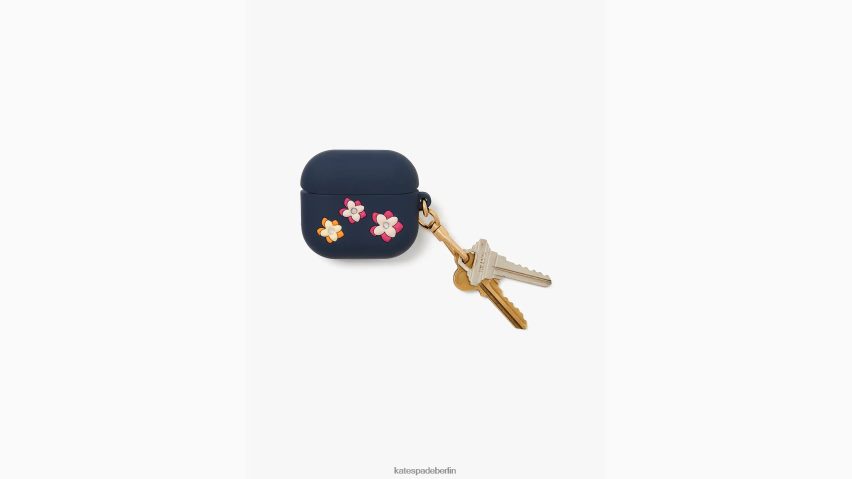 de Kate Spade Frauen Blumen und Duschen Airpods Hülle Blazer blau multi NB82J21448 Zubehör