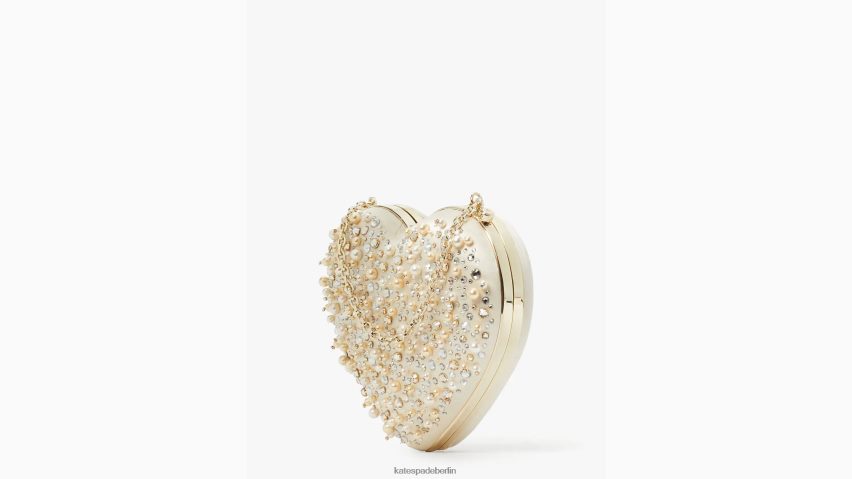 de Kate Spade Frauen Braut-Clutch mit verziertem 3D-Herz multi NB82J2228 Zubehör
