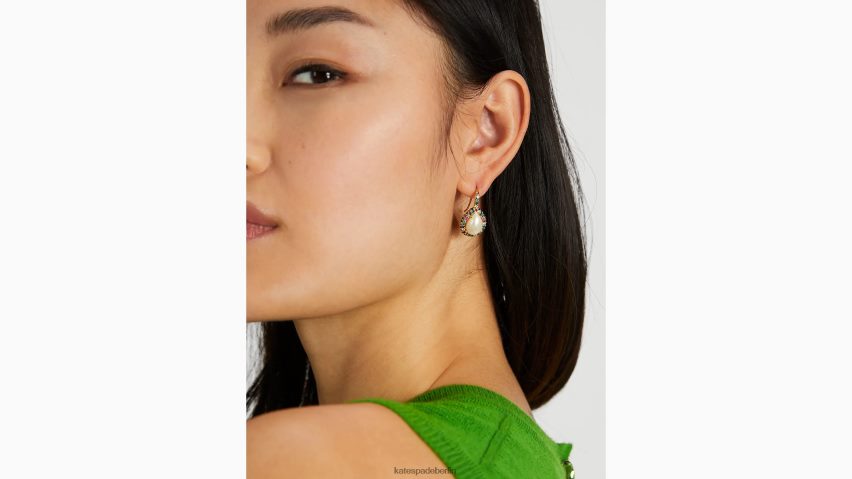 de Kate Spade Frauen Brillante Halo-Ohrhänger mit Pavé-Fassung creme multi NB82J21084 Zubehör