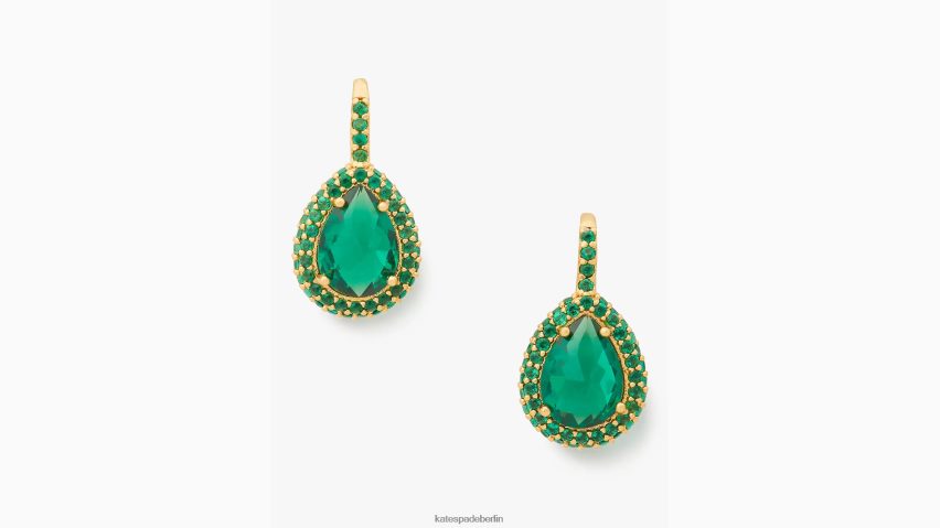 de Kate Spade Frauen Brillante Halo-Ohrhänger mit Pavé-Fassung grün multi NB82J21174 Zubehör