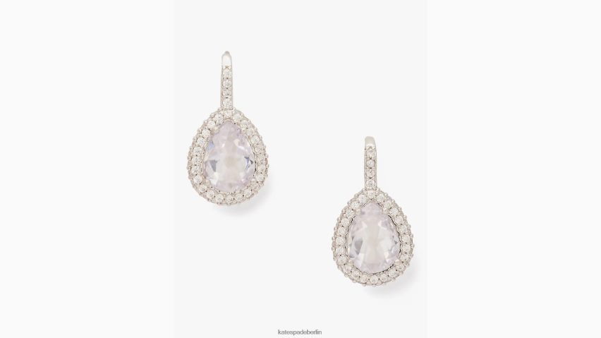 de Kate Spade Frauen Brillante Halo-Ohrhänger mit Pavé-Fassung klar/silber NB82J21163 Zubehör