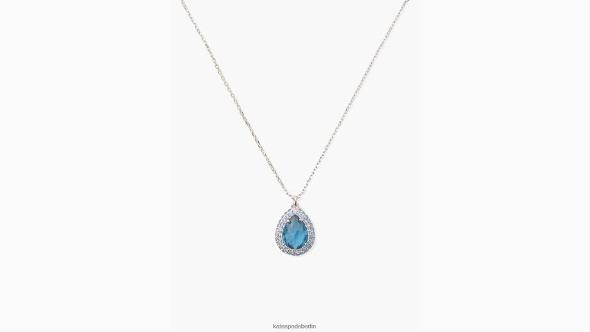 de Kate Spade Frauen Brillanter Statement-Halo-Mini-Anhänger mit Pavé-Fassung blau/mehrfarbig NB82J21121 Zubehör
