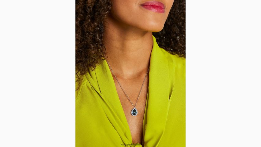 de Kate Spade Frauen Brillanter Statement-Halo-Mini-Anhänger mit Pavé-Fassung blau/mehrfarbig NB82J21121 Zubehör