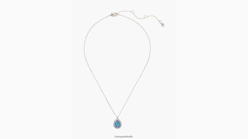 de Kate Spade Frauen Brillanter Statement-Halo-Mini-Anhänger mit Pavé-Fassung blau/mehrfarbig NB82J21121 Zubehör