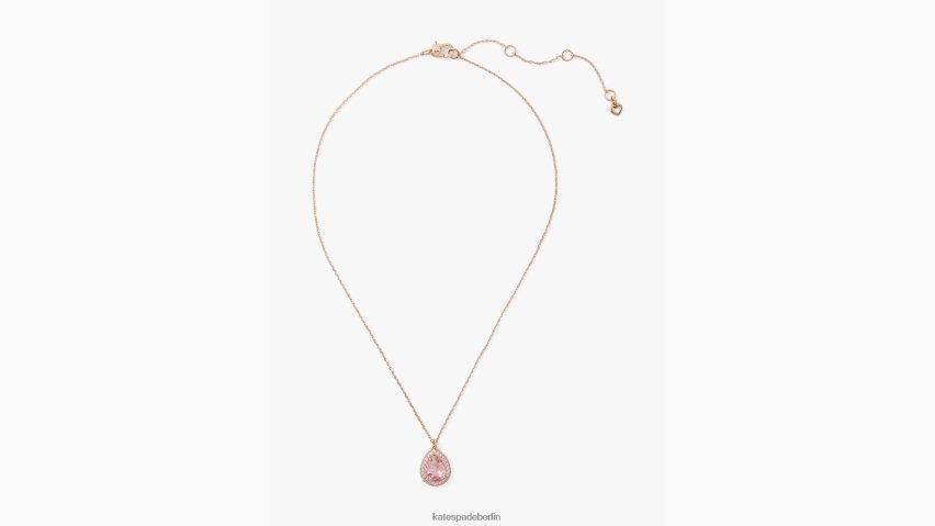 de Kate Spade Frauen Brillanter Statement-Halo-Mini-Anhänger mit Pavé-Fassung rosa multi NB82J21140 Zubehör