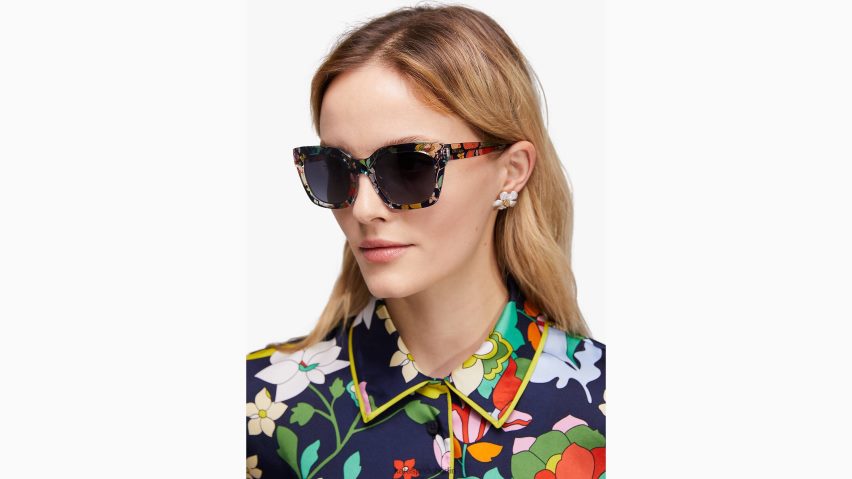de Kate Spade Frauen Camryn-Sonnenbrille blau-multi NB82J21351 Zubehör