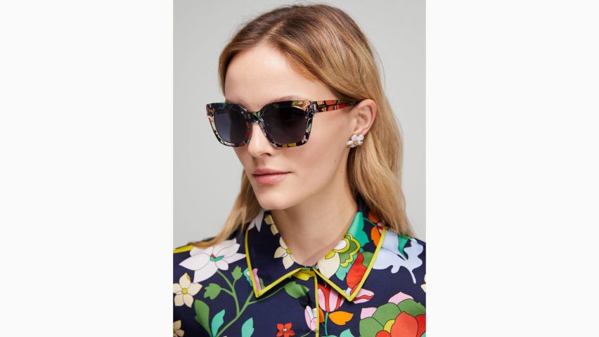 de Kate Spade Frauen Camryn-Sonnenbrille blau-multi NB82J21351 Zubehör