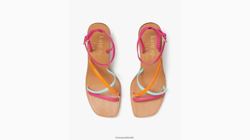 de Kate Spade Frauen Charmeur-Sandalen Rosenmarmelade/Ebbe/Satsuma NB82J2521 Schuhwerk