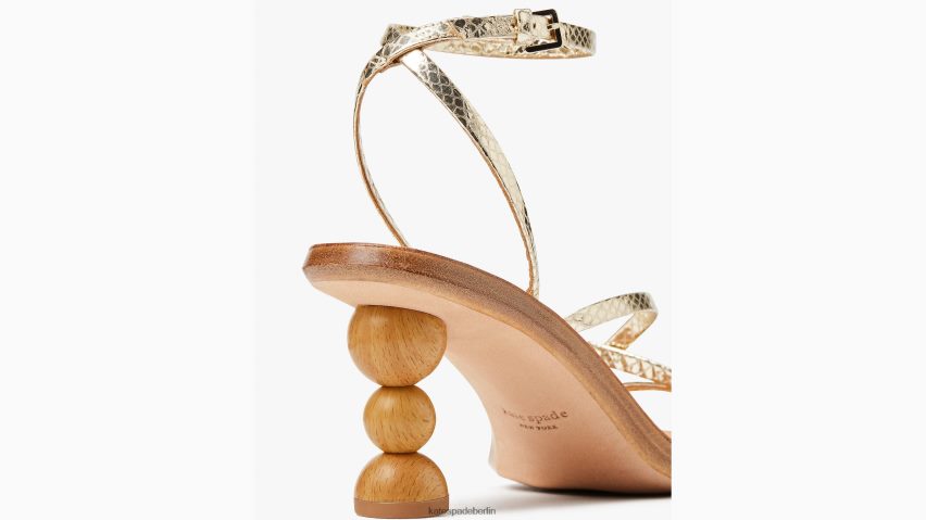 de Kate Spade Frauen Charmeur-Sandalen Weißgold NB82J2528 Schuhwerk