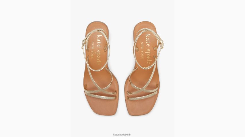 de Kate Spade Frauen Charmeur-Sandalen Weißgold NB82J2528 Schuhwerk