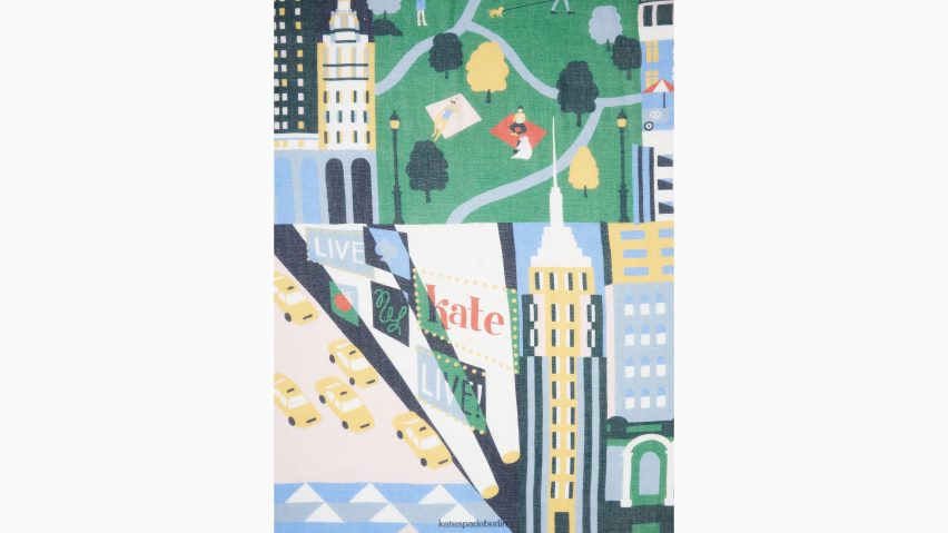 de Kate Spade Frauen City-Geo-Langschal multi NB82J21328 Zubehör