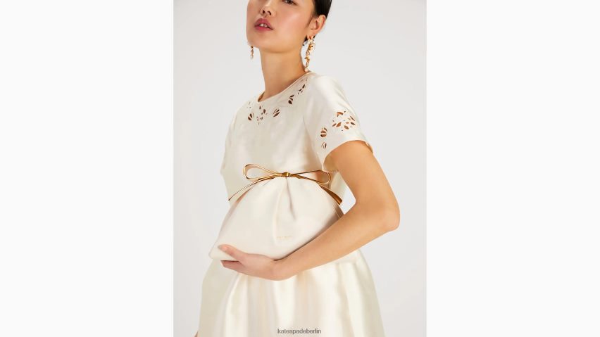 de Kate Spade Frauen Clutch mit Bügelrahmen Creme NB82J292 Zubehör