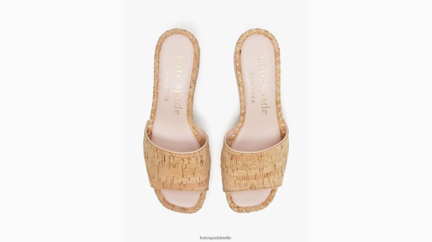 de Kate Spade Frauen Cosette-Slide-Sandalen natürlich NB82J2494 Schuhwerk