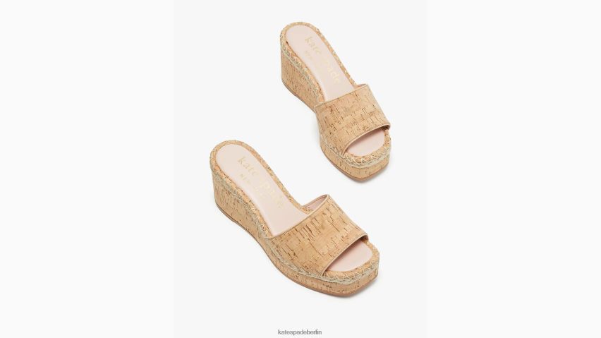 de Kate Spade Frauen Cosette-Slide-Sandalen natürlich NB82J2494 Schuhwerk