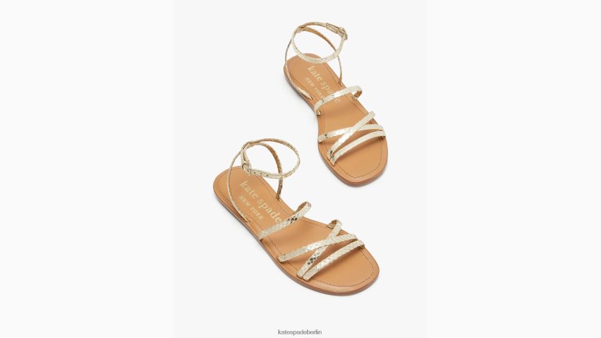 de Kate Spade Frauen Cove-Sandalen Weißgold NB82J2500 Schuhwerk