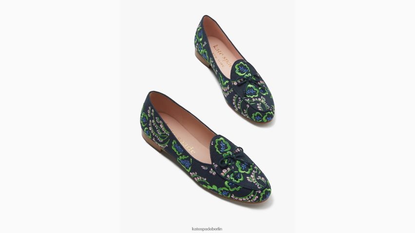 Blazer blau/picknick-blumenmuster