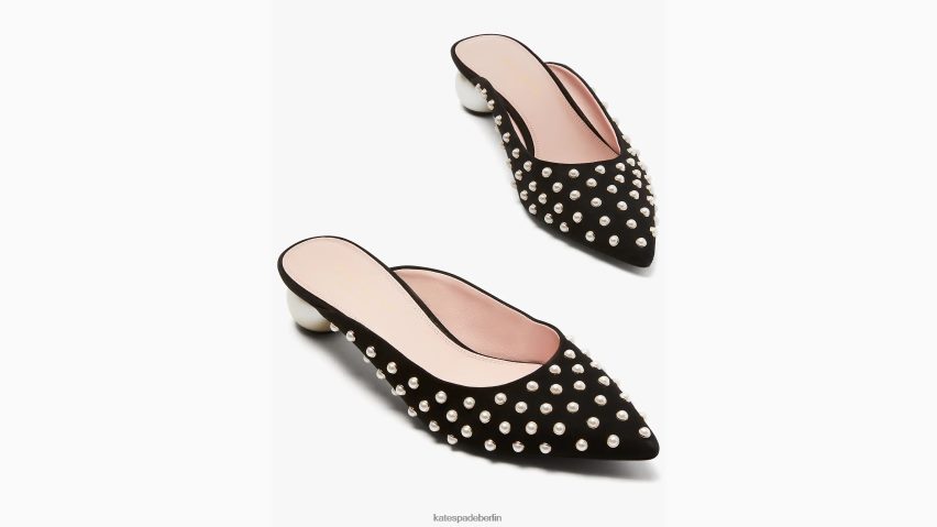 de Kate Spade Frauen Ehrenpumpen schwarzes Elfenbein NB82J2634 Schuhwerk