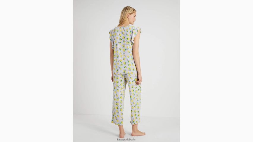 de Kate Spade Frauen Ernte-Pyjama-Set Zitronenwurf NB82J2824 Bekleidung