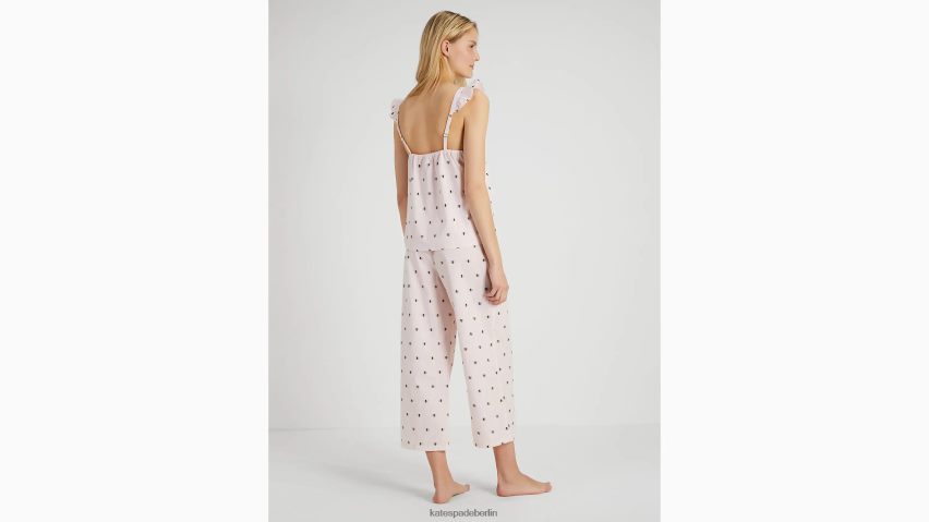 de Kate Spade Frauen Ernte-Pyjama-Set beschäftigte Biene NB82J2821 Bekleidung