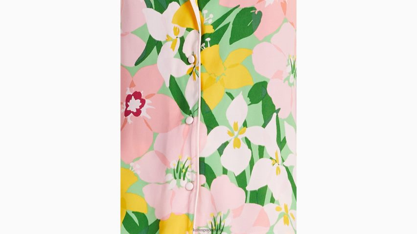 de Kate Spade Frauen Ernte-Pyjama-Set malerische Blütenblätter NB82J2825 Bekleidung