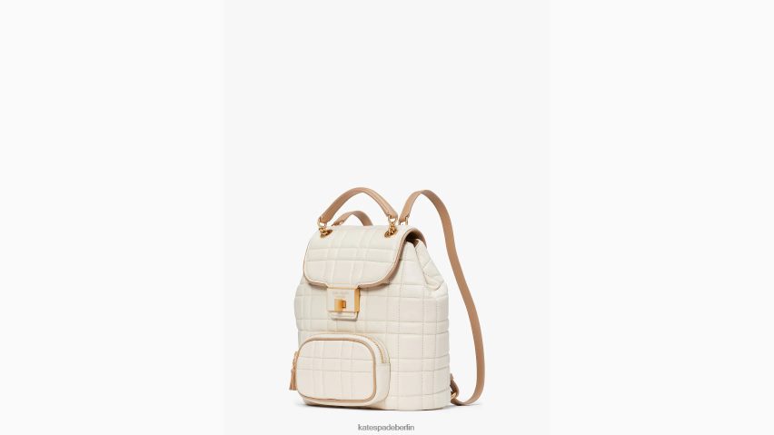 de Kate Spade Frauen Evelyn gesteppter kleiner Rucksack Elfenbein NB82J2289 Zubehör
