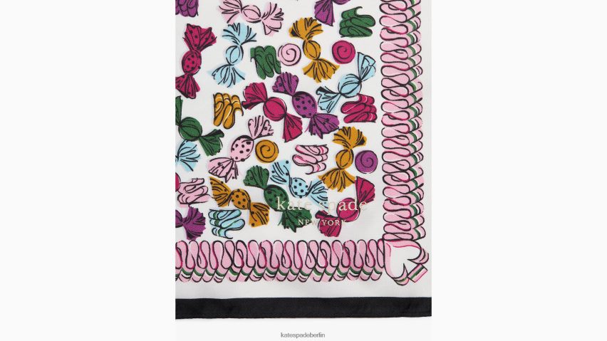 de Kate Spade Frauen Festliches Seidenhalstuch mit Süßigkeiten multi NB82J21447 Zubehör