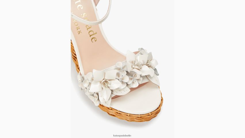de Kate Spade Frauen Fiori-Plateaukeile Pergament NB82J2510 Schuhwerk