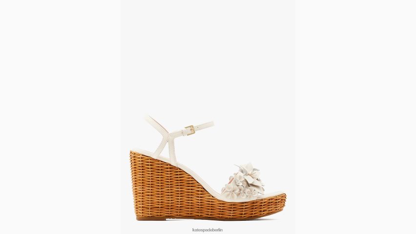 de Kate Spade Frauen Fiori-Plateaukeile Pergament NB82J2510 Schuhwerk