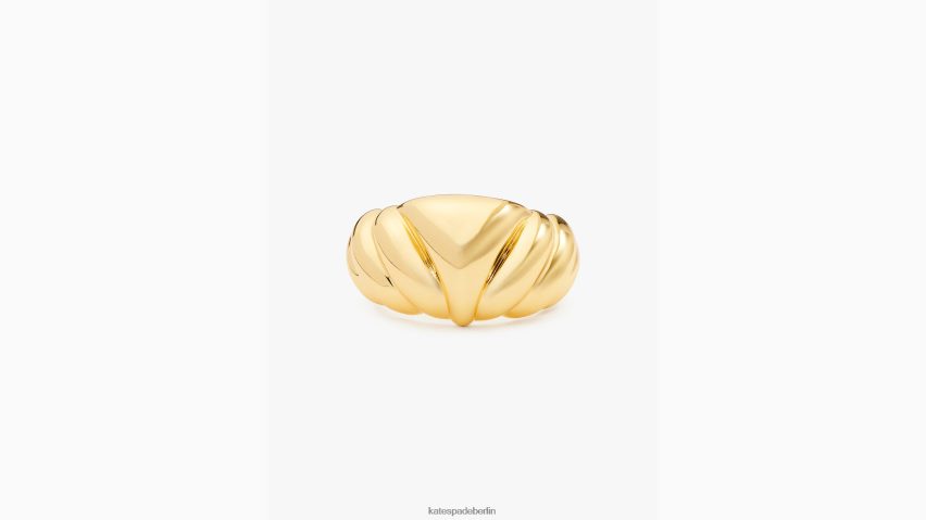 de Kate Spade Frauen Französischer Twist-Ring Gold NB82J21254 Zubehör