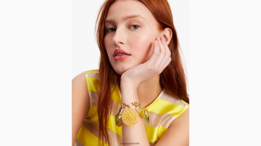 de Kate Spade Frauen Fresh-Squeeze-Charm-Armband gelbes Multi NB82J21000 Zubehör