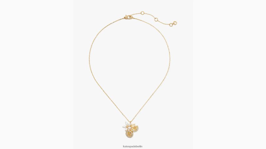 de Kate Spade Frauen Fresh-Squeeze-Cluster-Anhänger gelbes Multi NB82J21003 Zubehör