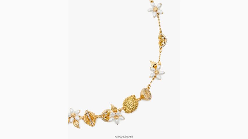 de Kate Spade Frauen Fresh-Squeeze-Halskette gelbes Multi NB82J21004 Zubehör