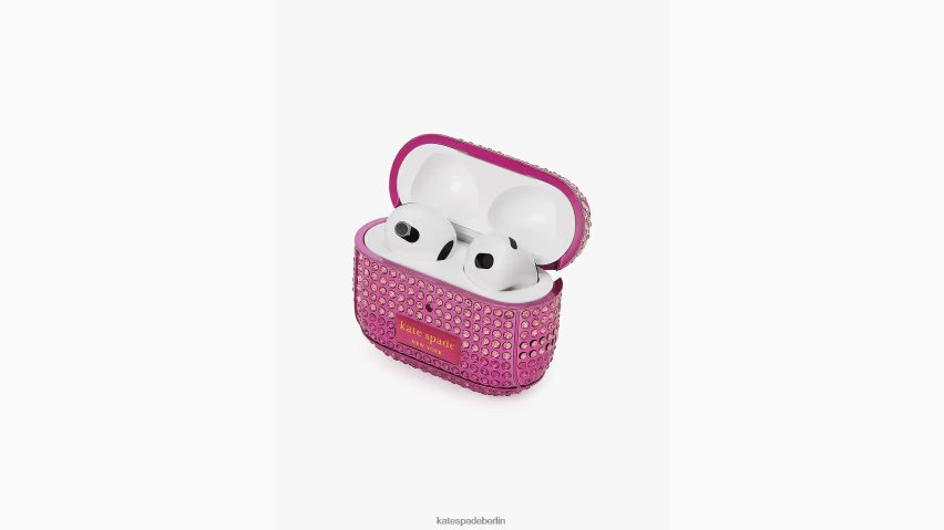 de Kate Spade Frauen Gala-Airpods-Hülle mit Strassprägung rosa multi NB82J21409 Zubehör