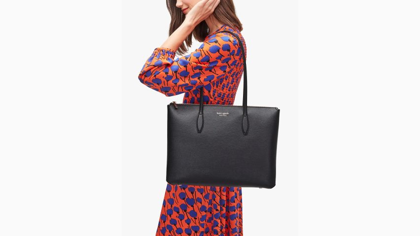 de Kate Spade Frauen Ganztägige große Tragetasche mit Reißverschluss Schwarz NB82J281 Zubehör